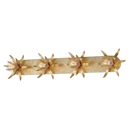 Maxim Lighting Paloma 4-Light Sconce, Gold Leaf 2887GL